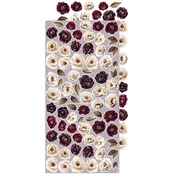 Scrapbooking Zubehör Set - Craft o'clock - Plum & Caramel - Flowers & More