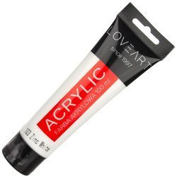 LOVEART 100ML Acrylfarbe Malfarbe Künstlerfarbe Malen Farbe, Zinc White 103