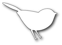 Stanzteil - Memory Box - Elodee Vogel Hintergrund / Vogel