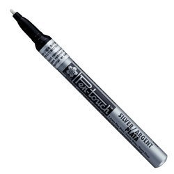 PEN-TOUCH Stift fein 1mm Silber - Silber