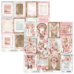 MINTAY 30x30cm doppelseitig Scrapbooking Craft Papier 240g, Blissful Time 06