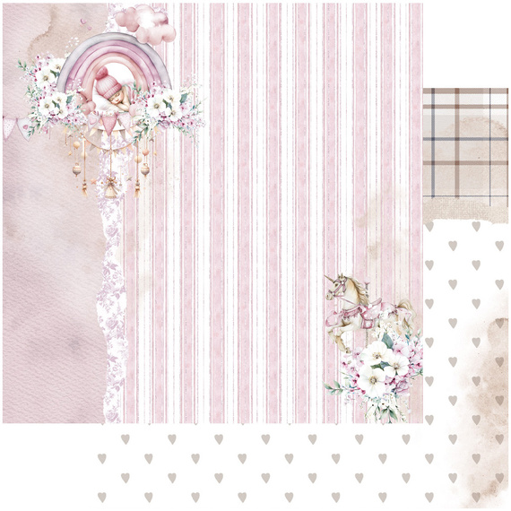 ALCHEMY OF ART Set 20x20cm Scrapbooking Papier, The Baby