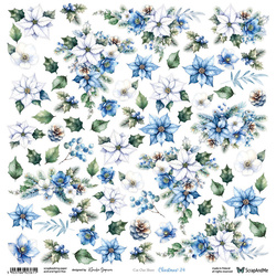 Scrapbooking-Papier - ScrapAndMe - Christmas 24 - Motivbogen - 30x30 cm