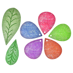 CHEERY LYNN Stanzform Präge Stanzschablone Cutting Die - Frangipani mit Blättern