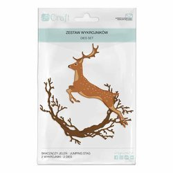 DPCRAFT Stanzform Präge Stanzschablone Cutting Die, Springende Hirsche
