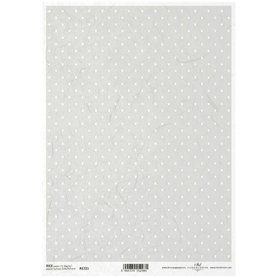 Reispapier für Decoupage in Punkten ITD-R1721 - A4