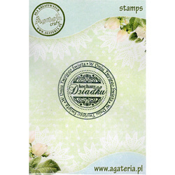 AGATERIA - Transparent Stempel Motivstempel Clear Stamp Kochany Dziadku - Untertitel PL