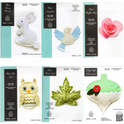 stanzform Präge Stanzschablone Cutting DieSet aus Filz - Erinnerungsbox - 6 Stück