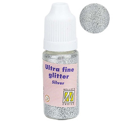 Glitterpulver für Basteln und Dekoration - weiß 23 g