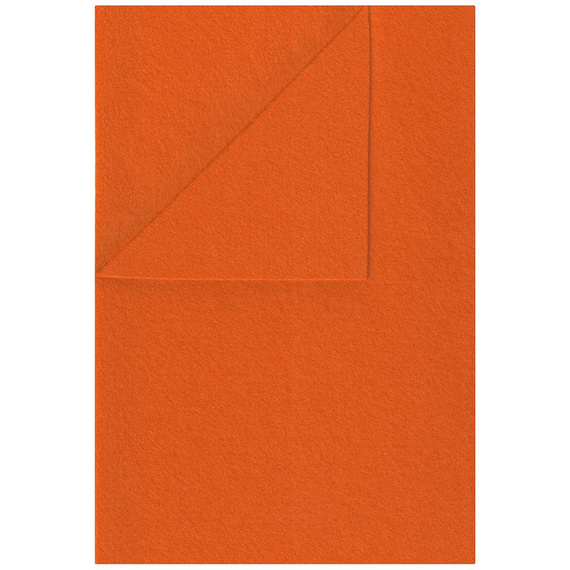 100% Wolle Filz WOLLFILZ Bastelfilz Dekofilz 20x30cm/1,5 mm/450g, 5647 orange