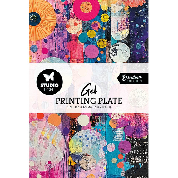 Gelplatte für Monotypien 12,7 x 17,8 cm - Gel Printing Plate - Studio Light