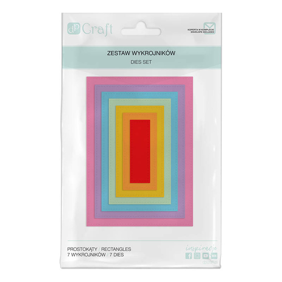 DPCRAFT Stanzform Präge Stanzschablone Cutting Die, Rechtecke