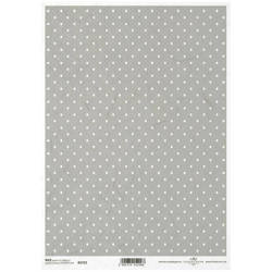 Reispapier für Decoupage in Punkten ITD-R1722 - A4