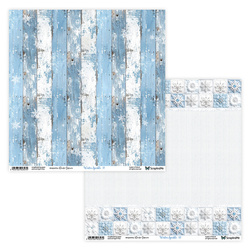 Scrapbooking Papier - ScrapAndMe - Winter Sparkle 11/12 - doppelseitig 30x30 cm