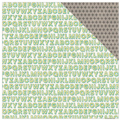 JELLIBEANSOUP 30x30cm doppelseitig Scrapbooking Design Papier, Little Bits of Letters