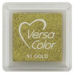 TSUKINEKO - Pigment Stempelkissen - Versa Color small 2,5 x 2,5 cm - Gold