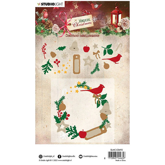 STUDIO LIGHT - Stanzform Präge Stanzschablone Cutting Die Christmas embellishments
