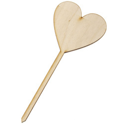 Holzdekoration Herz-Topper