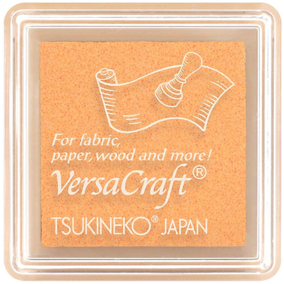 Tsukineko VersaCraft Small Pigmentstempelkissen für Stoff, Leder, Papier - Shell Pink