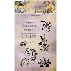 STUDIO LIGHT - Transparenter Stempel - Hopeful Swirls 