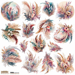 AUFKLEBER - ScrapLove - Boho Floral 2 - Boho Blumig 2