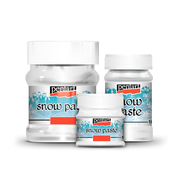 PENTART Grobkörnige Schnee Paste Snow Paste 50ml, 0989