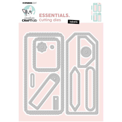 STUDIOLIGHT - Stanzform Präge Stanzschablone Cutting Die - Labels