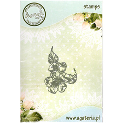 AGATERIA - Transparent Stempel Motivstempel Clear Stamp - Cherry blossoms, Kirschblüten