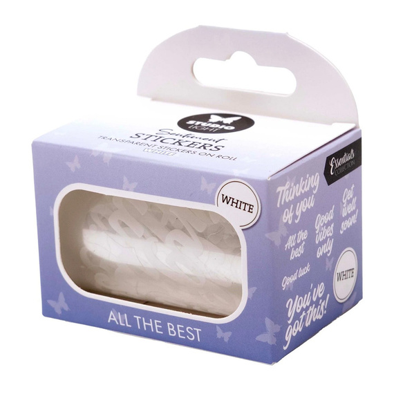 Aufkleber - Dekor Stickers - weiße Untertitel - Studio Light - All the best