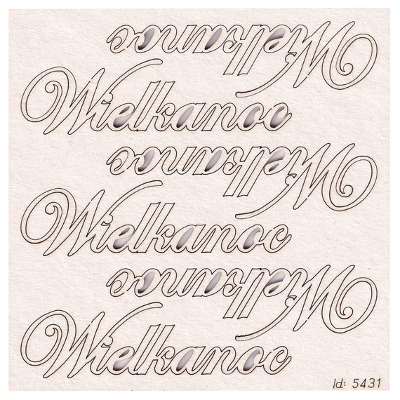 SCRAPINIEC Dekorpappe Die Cut Chipboard Dekoration Ornament, Ostern 02