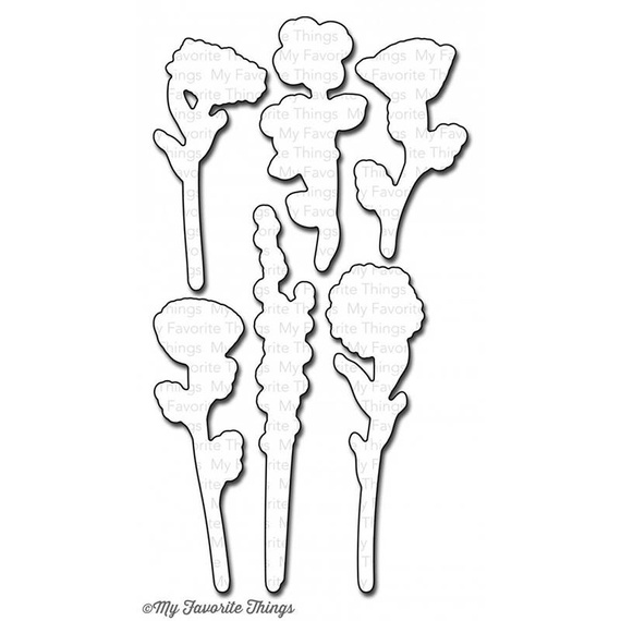 Stanzform Präge Stanzschablone Cutting Die - Die-namics - Wildflower Wildblumen