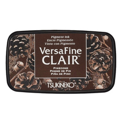TSUKINEKO Versafine Clair - Tannenzapfen - braune Tinte