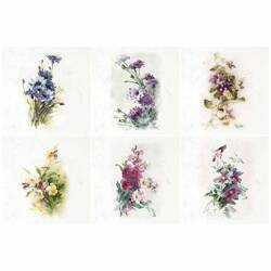 ITD Reispapier Decoupage SET Bastelpapier, Feldblumen, Kornblumen RSM075