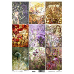 ITD Etikettenset Scrapbooking-Papier  TAG-284 Kräutersammler