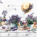 SERVIETTEN 1 Stück Motivservietten Decoupage Napkin 33x33cm, Lavender Farm in Provence