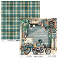 Scrapbooking Papier 30x30 - Mintay - Man Cave 01
