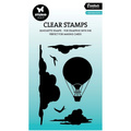 STUDIO LIGHT - Transparenter Stempel - Air balloon Luftballon Wolken