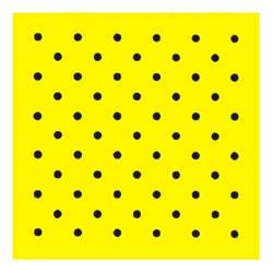 ITD Mixed Media Schablone STENCIL für Decoupage Scrapbooking 16x16, ST0002 in Tupfen gepunktet