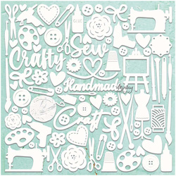 MINTAY Chippies - Dekorpappe Die Cut Chipboard Dekoration Ornament - Craft