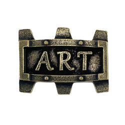 Metallverzinkte Dekoration - Rahmen Art