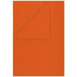 100% Wolle Filz WOLLFILZ Bastelfilz Dekofilz 20x30cm/1,5 mm/450g, 5647 orange