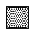 STAMPERIA Mixed Media Schablone STENCIL 3D 12x12cm Timeless -  Net Texture