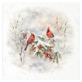 Scrapbooking-Bastelpapier-Set reisfelder - ITD - RSM147 Vögel, Kardinal, Trottellumme, Mistelzweig