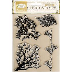 Transparenter Stempel - Herbarium Silvae Bäume - Stamperia