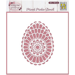 Vorlage / Maske - NELLIE'S - Skandinavisches Ei Osterei