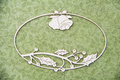 SCRAPINIEC Dekorpappe Die Cut Chipboard Dekoration Ornament, Rahmen Stechpalme