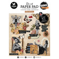 STUDIO LIGHT Scrapbooking-Papier Set A5 mit Elementen - Christmas Blush