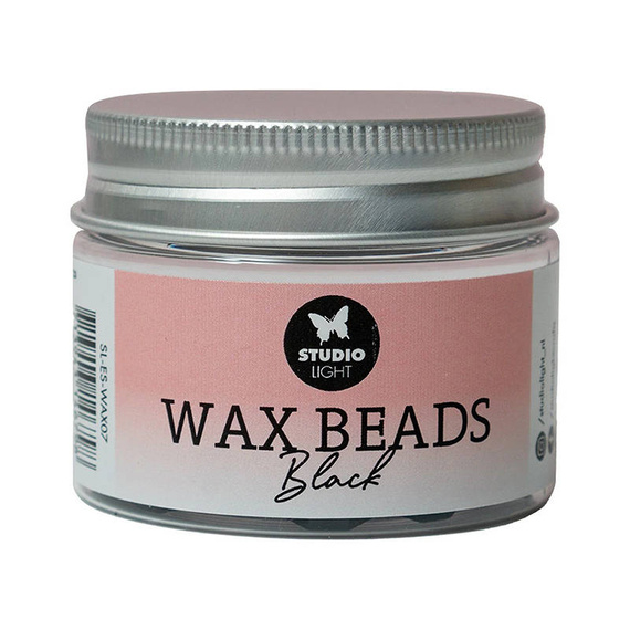 Wachsperlen Wax beads Black  - Studio Light - Wachs-Set