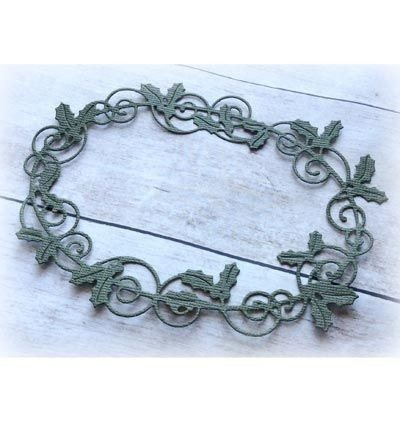 JOY!Crafts Stanzform Präge Stanzschablone Cutting Die - 6002/0576 Stechpalmenrahmen