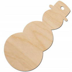 Holzanhänger - Schneemann - Dekor